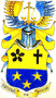 Lubomír Opletal: Ve zlato-modře děleném štítě vpravo černý květ s pěti okvětními lístky a zlatým středem, vlevo černý latinský kříž. Dole tři (2+1) zlaté pěticípé hvězdy. Na kolčí přílbě s točenicí a přikryvadly dvě orlí křídla, pravé zlato-modře a levé modro-zlatě dělené, mezi nimi zlatá laboratorní misková váha. Heslo: ASPERGES ME HYSSOPO (černým písmem na zlaté pásce).