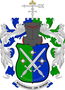 Jan Círek: V zeleno-modře polceném štítě dva zkřížené stříbrné meče, dole se stříbrným řetězem spojenými rukojeťmi, provázené nahoře a po stranách třemi stříbrnými ohnivými koulemi se zlatými plameny do čtyř stran. Na kolčí přilbě s točenicí a přikryvadly vpravo modro-stříbrnými a vlevo zeleno-stříbrnými stříbrná větrná korouhev, zakončená třemi (1,2) zlatými pěticípými hvězdami. Heslo: ROZHODNOST – UM - RESPEKT (černým písmem na stříbrné pásce, modře podšité).